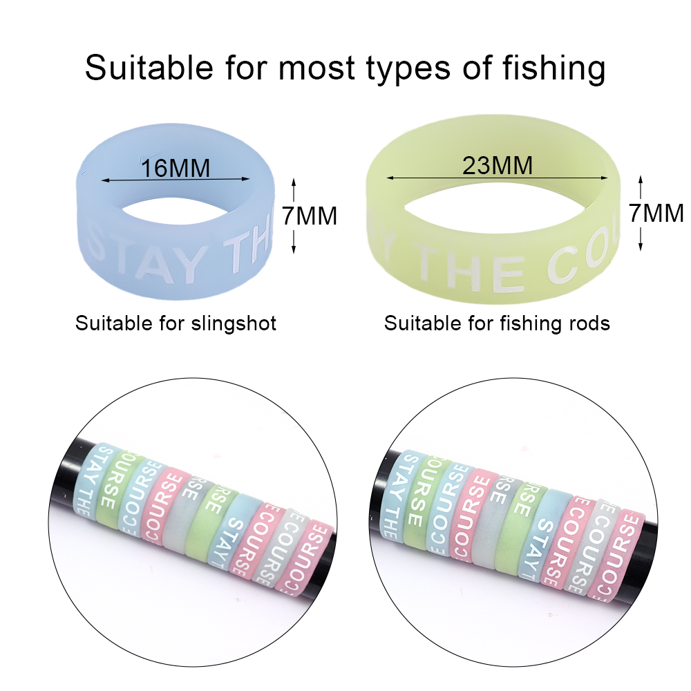 10-50 pçs vara de pesca anel a - Vape Band Silicone avaliação e preço
